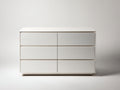 Cómodas madera 118x40x76 cm blanco para dormitorio - diseño moderno