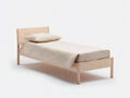 Camas individuales madera maciza 200x100x95 cm pino claro estilo nórdico